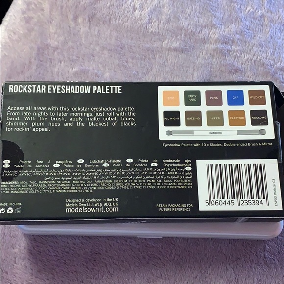 Models own rockstar eyeshadow palette - Picture 5 of 5